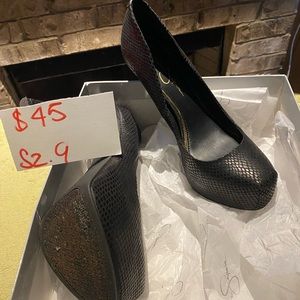 Leather heels Jessica Simpson